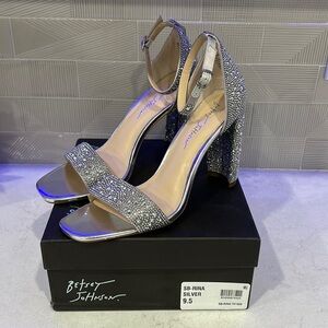 Betsey Johnson rhinestone heels